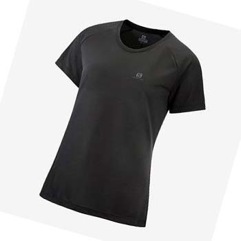 Camiseta Salomon CROSS REBEL Mujer Negros | MX 2572CTV